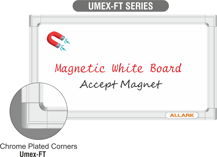 Magnetic white marker board detail 5